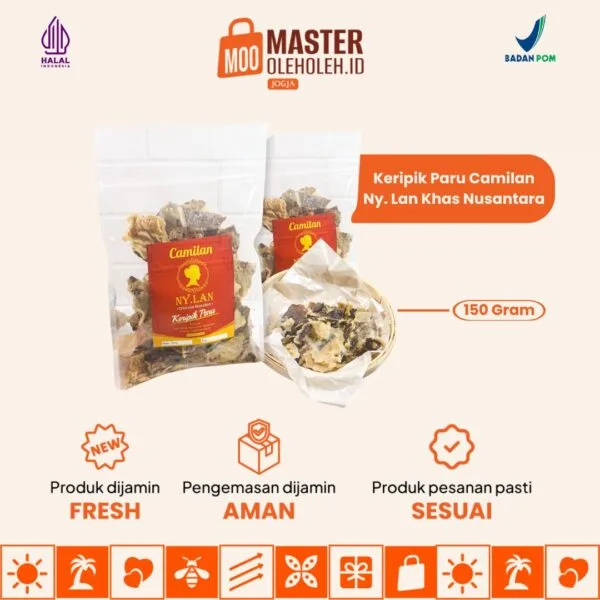 Keripik Paru Camilan Ny.Lan Khas Nusantara