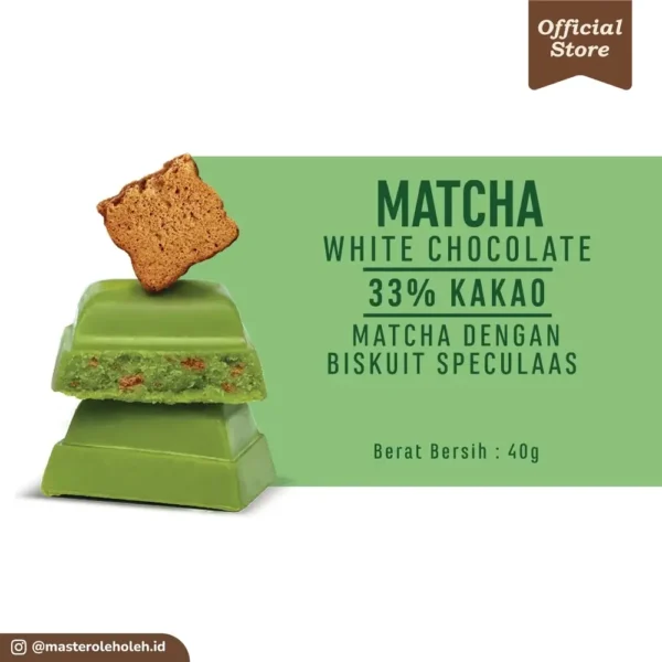 Cokelat Monggo Matcha 33% Bar 40gr 2