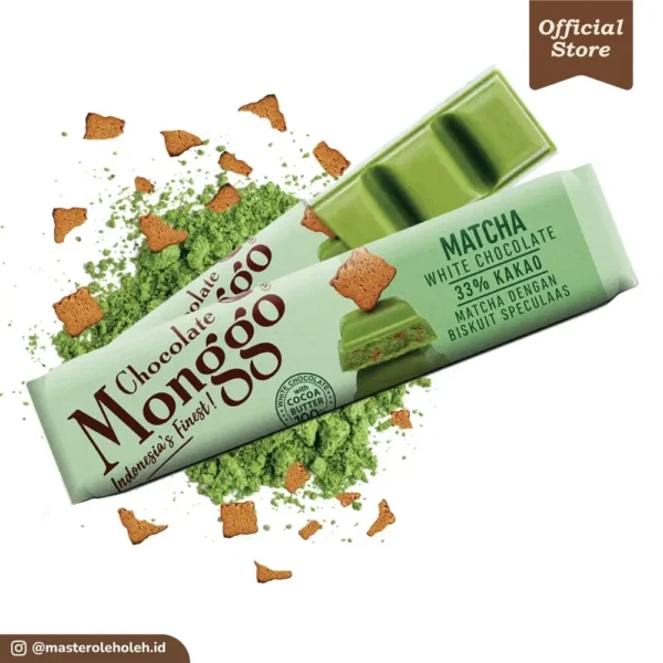 Cokelat Monggo Matcha 33% Bar 40gr