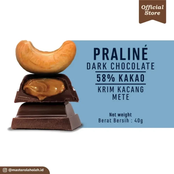 Cokelat Monggo Praliné 58% Bar 40gr 2