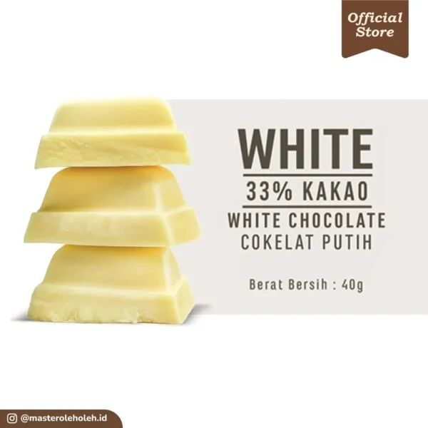 Cokelat Monggo White 33% Bar 40gr 2