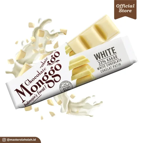 Cokelat Monggo White 33% Bar 40gr