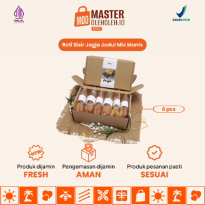 Roti Sisir Jogja Mix Manis Isi 6